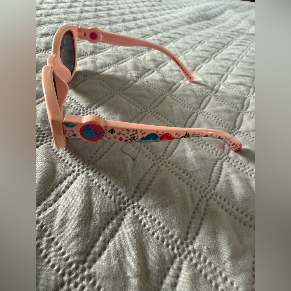Solaris Kids Pink Sunglasses with Fun Design